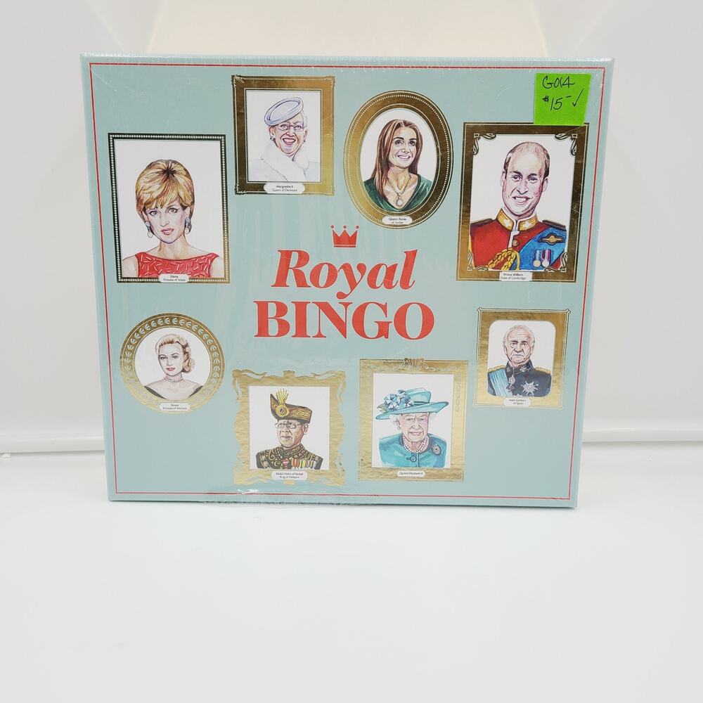 Royal Bingo by Holly Exley, Bingo With A Royal Families Twist *FACTORY SEALED*